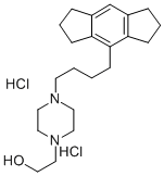 1-Piperazineethanol, 4-(4-(1,2,3,5,6,7-hexahydro-s-indacen-4-yl)butyl) -, dihydrochloride CAS#: 80761-12-2