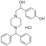 1-Piperazineethanol, 4-(diphenylmethyl)-alpha-(4-hydroxyphenyl)-, mono hydrochloride CAS#: 87429-91-2