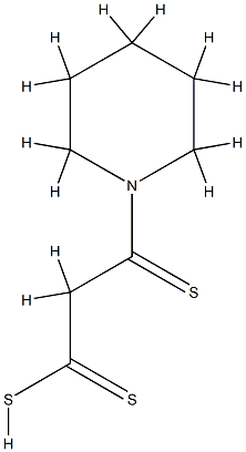 1-Piperidinepropane(dithioic) acid, -bta--thioxo- CAS#: 81730-76-9
