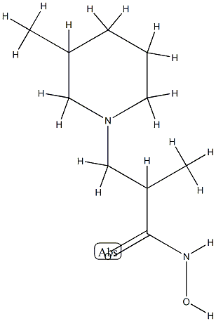 1-Piperidinepropionohydroxamicacid,alpha,3-dimethyl-(8CI) CAS#: 803627-33-0