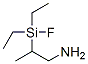 1-Propanamine, 2-(diethylfluorosilyl)- CAS#: 89994-99-0