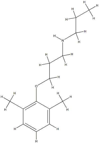 1-Propanamine,3-(2,6-dimethylphenoxy)-N-propyl-(9CI) CAS#: 806600-92-0