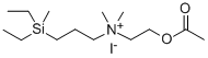 1-Propanaminium, N-(2-(acetyloxy)ethyl)-3-(diethylmethylsilyl)-N,N-dim ethyl-, iodide CAS#: 84584-68-9