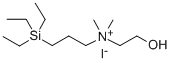 1-Propanaminium, N-(2-hydroxyethyl)-N,N-dimethyl-3-(triethylsilyl)-, i odide CAS#: 84584-65-6