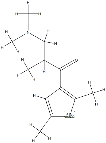 1-Propanone,3-(dimethylamino)-1-(2,5-dimethyl-3-thienyl)-2-methyl-(8CI) CAS#: 802563-20-8