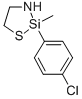 1-Thia-3-aza-2-silacyclopentane, 2-(p-chlorophenyl)-2-methyl- CAS#: 84260-43-5