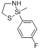 1-Thia-3-aza-2-silacyclopentane, 2-(p-fluorophenyl)-2-methyl- CAS#: 84260-27-5