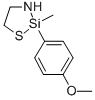 1-Thia-3-aza-2-silacyclopentane, 2-(p-methoxyphenyl)-2-methyl- CAS#: 84260-25-3