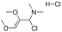 1-chloro-2,3-dimethoxy-N,N-dimethylallylamine hydrochloride CAS#: 81207-66-1