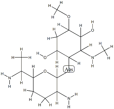 1-deamino-2-deoxyfortimicin B CAS#: 81166-14-5