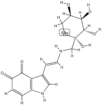 1-desoxyfructo-alpha,beta-dehydro-4,5-dioxotryptamine CAS#: 82695-94-1