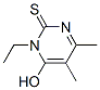1-ethyl-6-hydroxy-4,5-dimethyl-1H-pyrimidine-2-thione CAS#: 83783-60-2