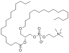 1-hexadecyl-2-palmitoyl-sn-glycero-3-phosphocholine CAS#: 88587-94-4