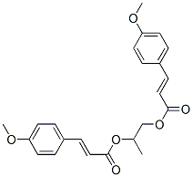 1-methyl-1,2-ethanediyl bis(p-methoxycinnamate) CAS#: 84625-55-8