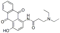 1-(omega-diethylaminopropylamido)-4-hydroxy-9,10-anthracenedione CAS#: 87367-07-5