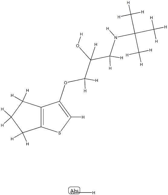 1-(tert-butylamino)-3-(8-thiabicyclo[3.3.0]octa-6,9-dien-6-yloxy)propa n-2-ol hydrochloride CAS#: 85462-91-5