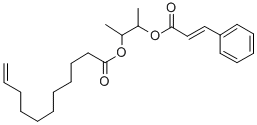 10-Undecenoic acid, 1-methyl-2-((1-oxo-3-phenyl-2-propenyl)oxy)propyl ester CAS#: 84006-35-9