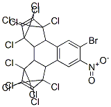 10-bromo-1,2,3,4,5,6,7,8,13,13,14,14-dodecachloro-1,4,4a,4b,5,8,8a,12b-octahydro-11-nitro-1,4-5,8-dimethanotriphenylene CAS#: 84605-00-5