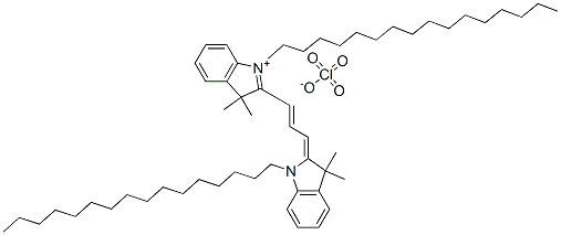 1,1'-DIHEXADECYL-3,3,3',3'-TETRAMETHYLINDOCARBOCYANINE PERCHLORATE CAS#: 84109-11-5