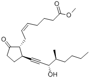 11-Deoxy-13,14-didehydro-16(S)-methylprostaglandin E2 methyl ester CAS#: 89648-76-0