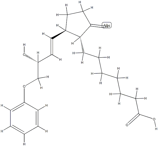 11-deoxy-16-phenoxy-17,18,19,20-tetranorprostaglandin E1 CAS#: 80558-61-8