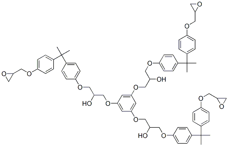 1,1',1''-[benzene-1,3,5-triyltris(oxy)]tris[3-[4-[1-methyl-1-[4-(oxiranylmethoxy)phenyl]ethyl]phenoxy]propan-2-ol] CAS#: 85168-96-3