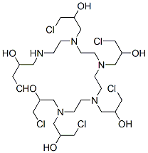 1,19-dichloro-7,10,13,16-tetrakis(3-chloro-2-hydroxypropyl)-4,7,10,13,16-pentaazanonadecane-2,18-diol CAS#: 85099-24-7