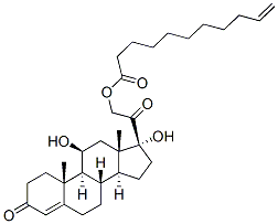 11beta,17,21-trihydroxypregn-4-ene-3,20-dione 21-undec-10-enoate CAS#: 85068-43-5