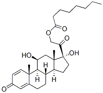 11beta,17,21-trihydroxypregna-1,4-diene-3,20-dione 21-octanoate CAS#: 85959-58-6