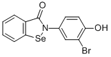 1,2-Benzisoselenazol-3(2H)-one, 2-(3-bromo-4-hydroxyphenyl)- CAS#: 81744-15-2