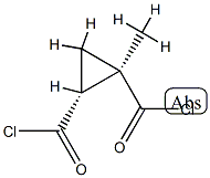 1,2-Cyclopropanedicarbonyl dichloride, 1-methyl-, trans- (9CI) CAS#: 83458-10-0