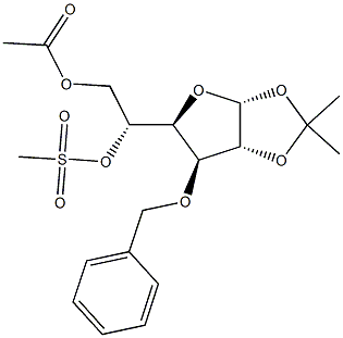 1,2-O-(1-Methylethylidene)-3-O-(phenylMethyl)-, 6-acetate 5-Methanesulfonate-a-D-Glucofuranose CAS#: 84563-90-6