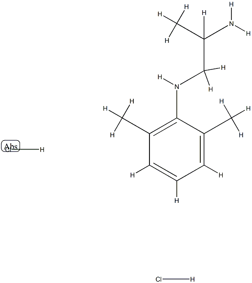 1,2-Propanediamine, N(sup 1)-(2,6-dimethylphenyl)-, dihydrochloride CAS#: 83843-35-0