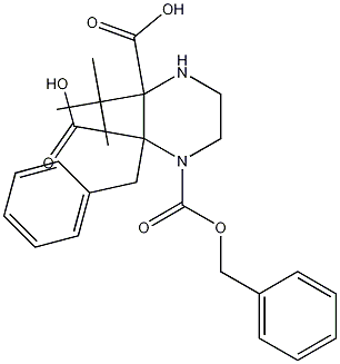 1,2-dibenzyl 3-tert-butyl piperazine-1,2,3-tricarboxylate CAS#: 816454-25-8