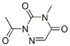 1,2,4-Triazine-3,5(2H,4H)-dione, 2-acetyl-4-methyl- (9CI) CAS#: 88512-99-6