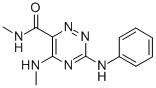 1,2,4-Triazine-6-carboxamide, N-methyl-5-(methylamino)-3-(phenylamino) - CAS#: 80761-70-2