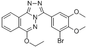 1,2,4-Triazolo(3,4-a)phthalazine, 3-((3-bromo-4,5-dimethoxy)phenyl)-6- ethoxy- CAS#: 87540-54-3