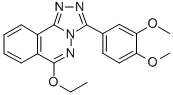 1,2,4-Triazolo(3,4-a)phthalazine, 3-(3,4-dimethoxyphenyl)-6-ethoxy- CAS#: 87540-49-6