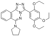 1,2,4-Triazolo(3,4-a)phthalazine, 6-(1-pyrrolidinyl)-3-(2,4,5-triethox yphenyl)- CAS#: 87540-16-7