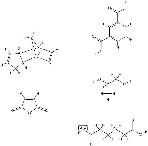 1,3-Benzenedicarboxylic acid, polymer with 2,5-furandione, hexanedioic acid, 1,2-propanediol and 3a,4,7,7a-tetrahydro-4,7-methano-1H-indene CAS#: 82933-97-9