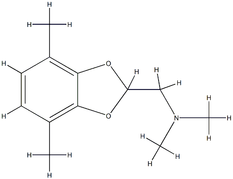 1,3-Benzodioxole-2-methylamine,N,N,4,7-tetramethyl-(8CI) CAS#: 802823-52-5