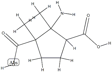 1,3-Cyclopentanedicarboxylicacid,2-amino-1,2-dimethyl-(9CI) CAS#: 806595-58-4