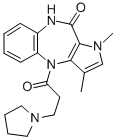 1,3-Dimethyl-4-(3-pyrrolidinopropionyl)-1,4,9,10-benzodiazepin-10(1H)- one CAS#: 83622-02-0