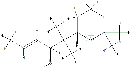 1,3-Dioxane-4-ethanol,bta,bta,2,2-tetramethyl-alpha-(1E)-1-propenyl-,(alphaS,4S)-(9CI) CAS#: 809285-80-1
