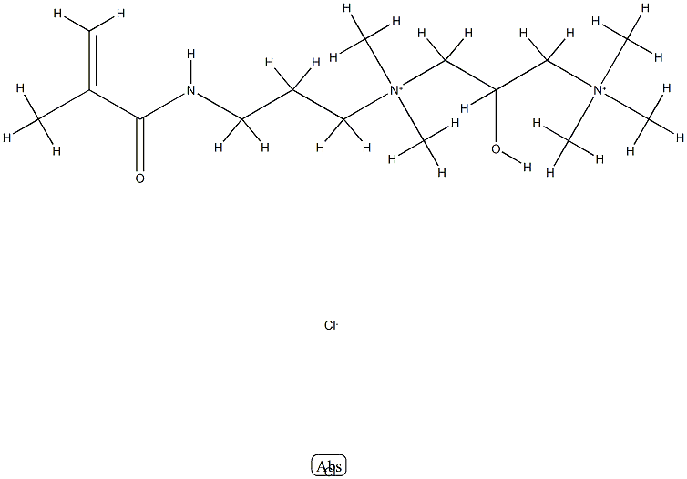 1,3-Propanediaminium, 2-hydroxy-N,N,N,N',N'-pentamethyl- N'-[3-[(2-methyl-1-oxo-2-propenyl)amino]propyl ]-, dichloride, homopolymer CAS#: 86706-87-8