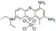 1,3-diamino-7-(diethylammonio)-4-methylphenoxazin-5-ium tetrachlorozincate(2-) CAS#: 84642-69-3