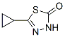 1,3,4-Thiadiazol-2(3H)-one, 5-cyclopropyl- CAS#: 84353-00-4