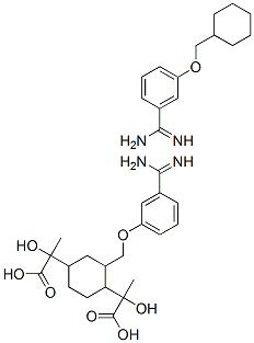 1,4-Bis(3,3'-amidinophenoxymethyl)cyclohexane dilactate CAS#: 81142-50-9