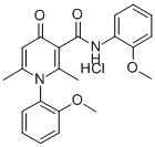 1,4-Dihydro-2,6-dimethyl-N,1-bis(o-methoxyphenyl)-4-oxo-3-pyridinecarb oxamide hydrochloride CAS#: 80357-34-2