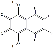 1,4-Naphthalenedione,6-fluoro-2,3-dihydroxy-(9CI) CAS#: 89226-84-6